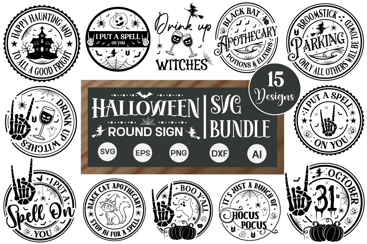 Farmhouse Halloween Mega Bundle, an Object Graphic by GraphicPicker (Photo 2 of 6)
