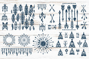 Tribal native ethnic design elements, a Decorative Illustration by ViktoriaARTprint (Thumbnail 2 of 9)