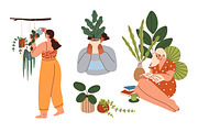 Women caring for house plants set, a Person Illustration by Good Studio (Thumbnail 3 of 5)