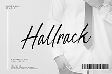 Hallrack - A Modern Script Signature
