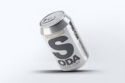 Soda Can Mock-Up, a Product Mockup by DesignRushMarket (Thumbnail 4 of 8)