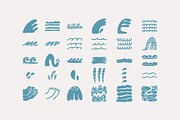 200+ OCEAN CLIPARTS - HAND DRAWN, a Seasonal Illustration by JuDesign (Thumbnail 8 of 23)
