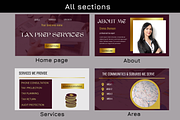 Canva website for Tax Preparer, a Landing Page Template by Amiraliya (Thumbnail 3 of 7)