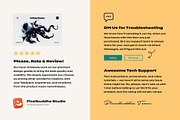 Inktober Photoshop Brushes, a Brush Add-On by pixelbuddha.net (Thumbnail 6 of 6)