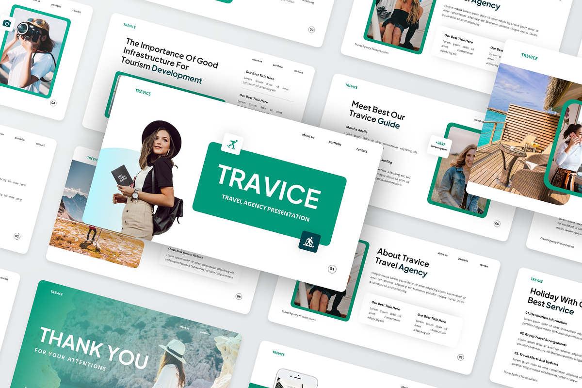 Trevice - Travel Agency Google Slide, a Presentation Template by SquidPixey (Photo 5 of 6)