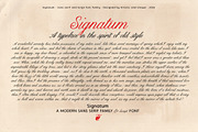Signatum - Font family, a Handwritten Font by Artistic & Unique (Thumbnail 15 of 15)