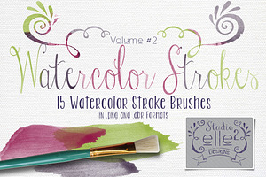 Watercolor Strokes Vol. 2