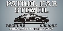 Patrol Car Stencil JNL