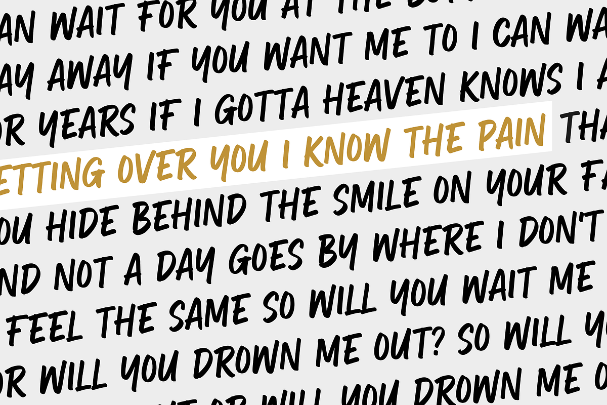 Westbum A Bold Handbrush Font, a Font by Allouse Studio (Photo 10 of 12)