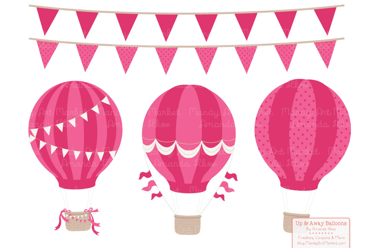 Bohemian Hot Air Balloons & Patterns, an Illustration by Amanda Ilkov (Photo 3 of 5)