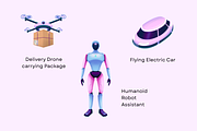 Futuristic Sci-Fi Technology, a Technology Illustration by Deemak Daksina (Thumbnail 2 of 3)