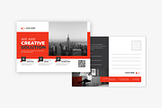 Postcard template design, a Card Template by Tanmoy Topu (Thumbnail 4 of 6)