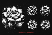10 Bundle Dark Art Rafflesia Flower, an Illustration by Morspective (Thumbnail 3 of 7)