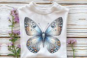 Cute Diamond Butterfly Clipart, an Illustration by CraftArtStudio (Thumbnail 3 of 6)