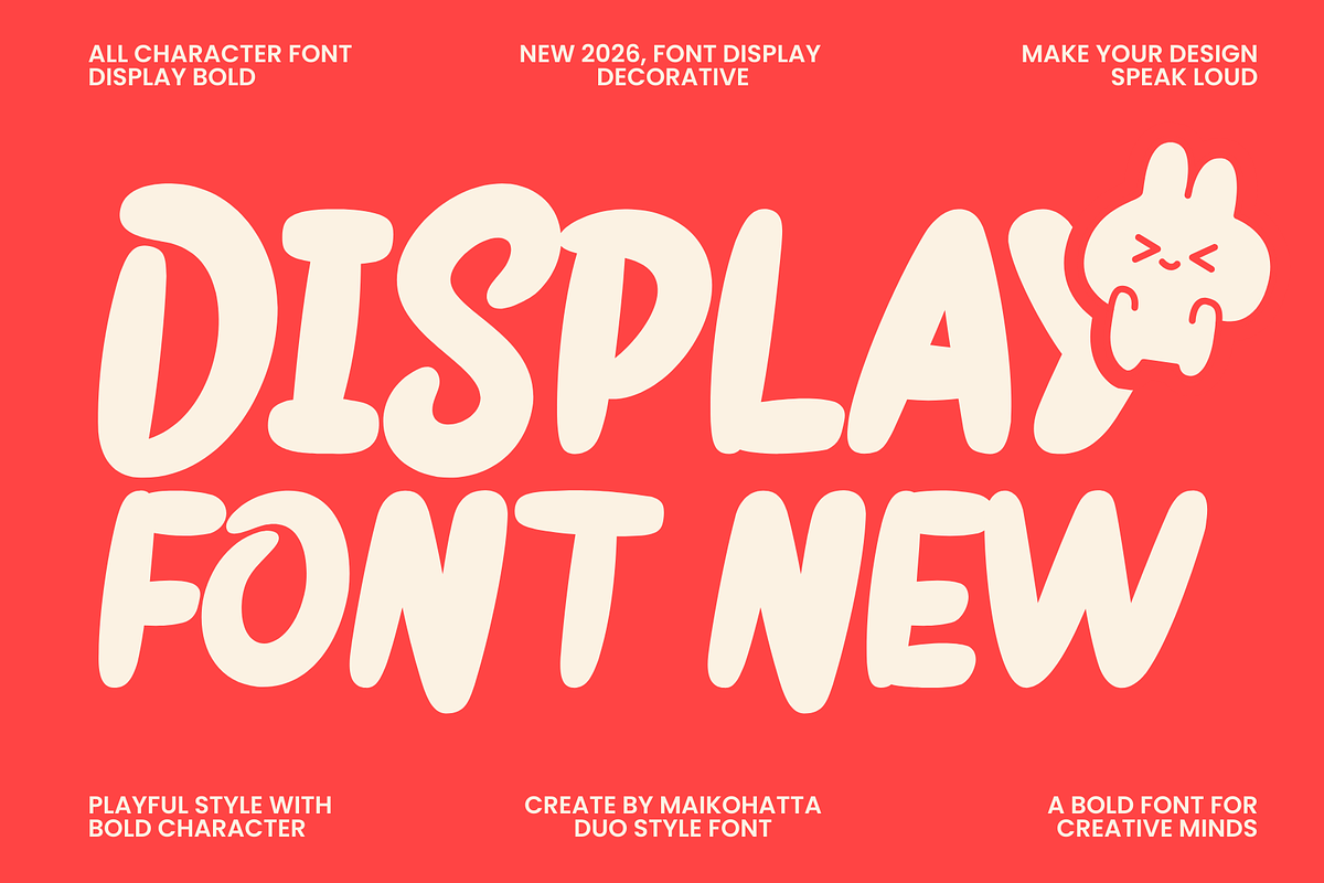 Dispay Micko–Playful Bubble Display, a Handwritten Font by MaikoHatta (Photo 3 of 10)