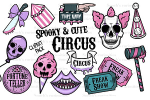 Spooky And Cute CIRCUS, PNG Clipart