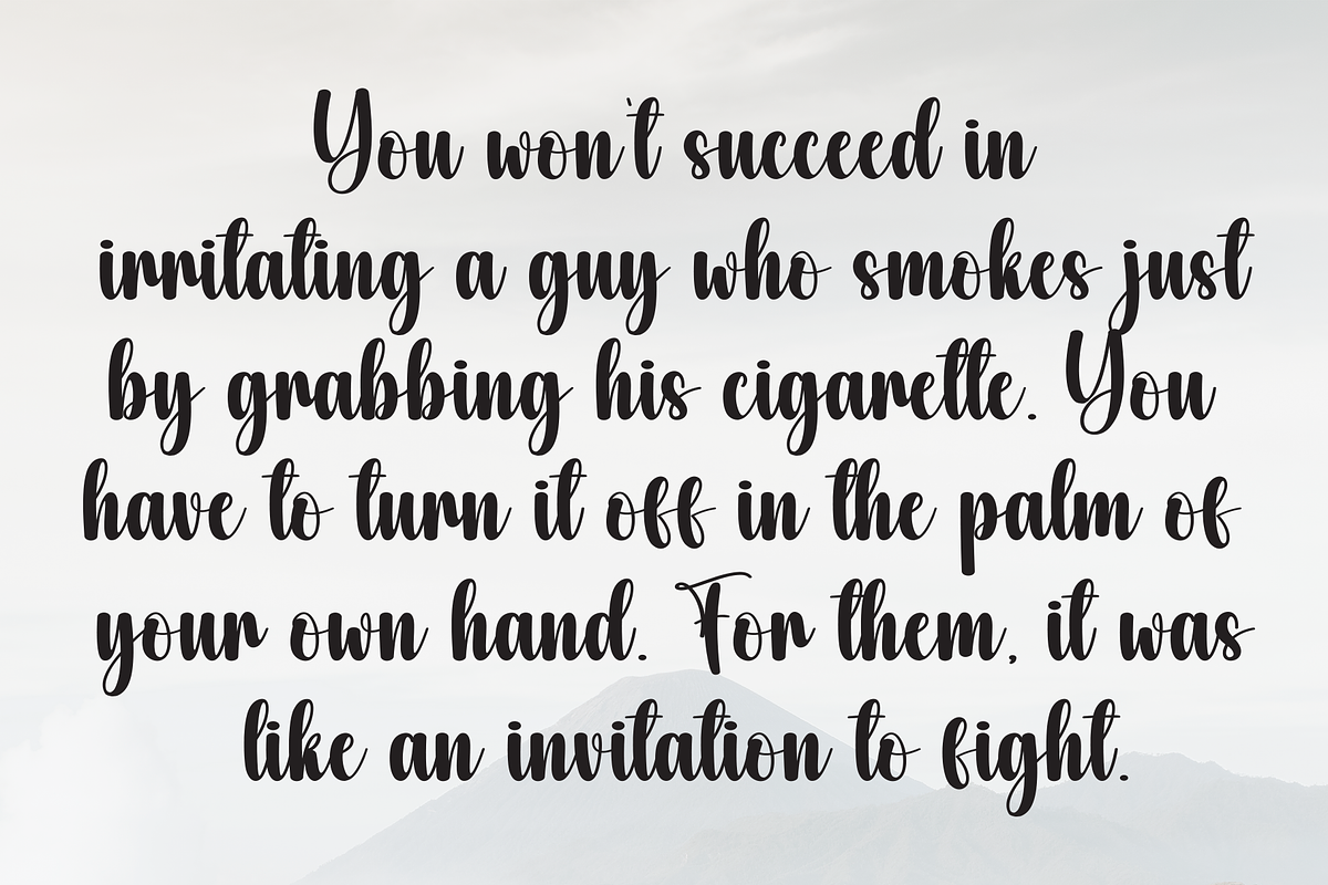 Birthday | Script Font, a Handwritten Font by Scratchones (Photo 6 of 8)