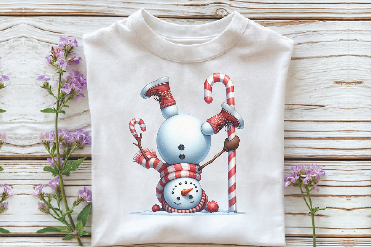 Funny Snowman Sublimation png, an Illustration by Libby Wishes (Photo 5 of 5)