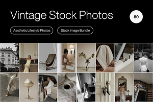 Vintage Aesthetic Stock Photo Bundle, a Beauty & Fashion Photo by Digital Asset Co