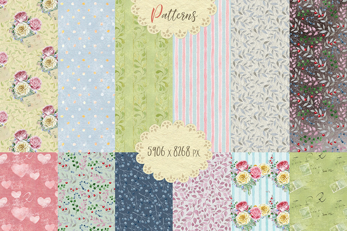 50%OFF Fancy Watercolor Bundle, a Texture Illustration by Eva Katerina (Photo 13 of 15)