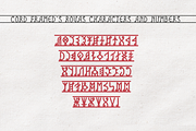 Cord Decorative Display Font, a Symbol Font by Roland Huse Design (Thumbnail 6 of 7)