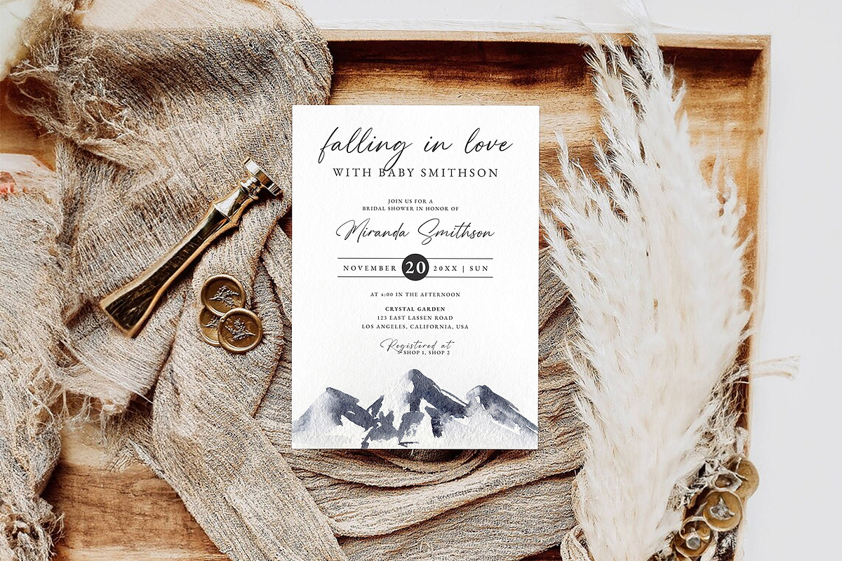 Baby Shower Template, an Invitation Template by ShineOnWedding (Photo 8 of 10)