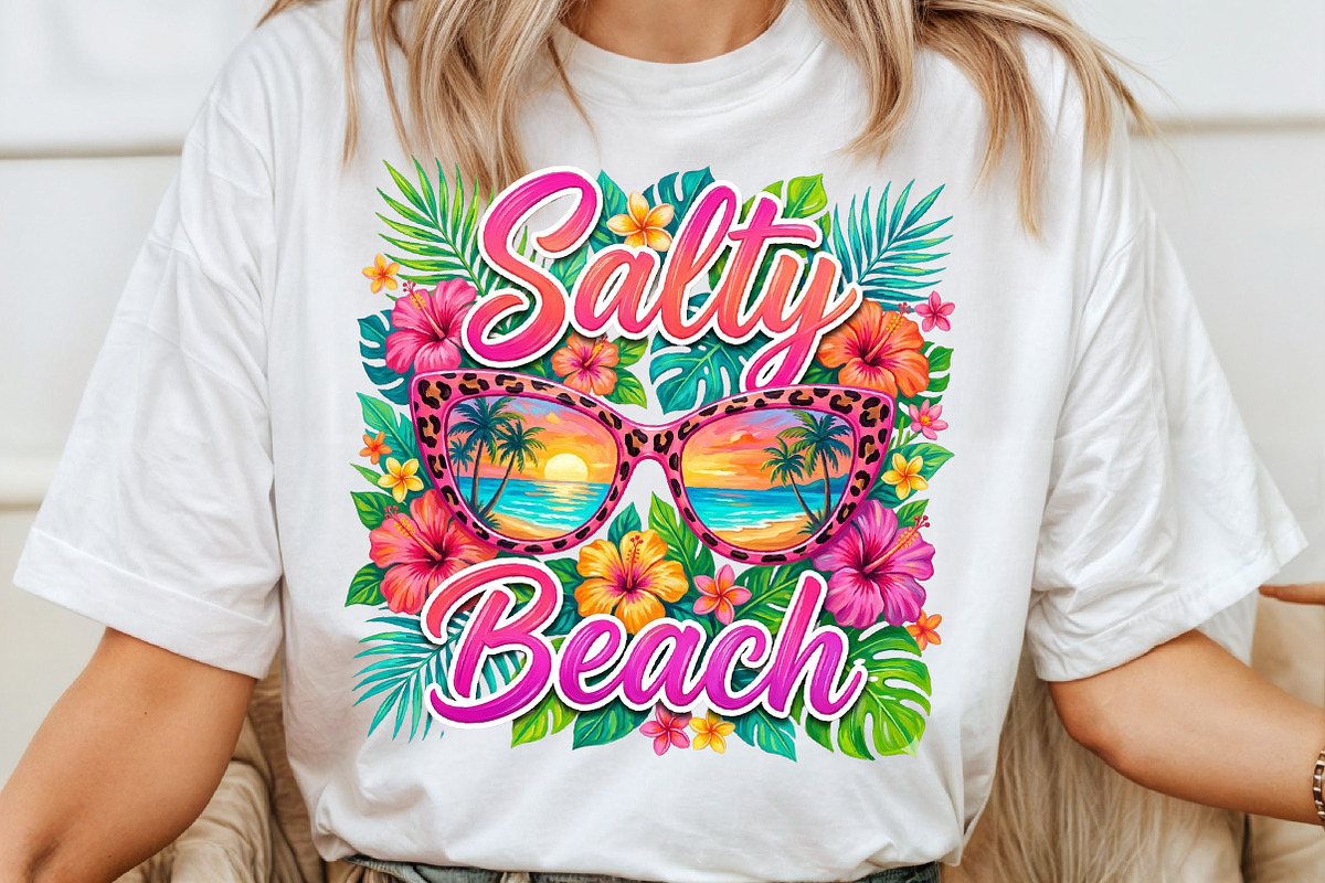 Floral Salty Beach Png Floral Summer, a Work Illustration by Sublimation Artist (Photo 4 of 9)