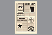 Coffee To Go vector poster set., a Food Illustration by PoPaShop (Thumbnail 8 of 13)