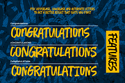 Burgendry - Brush Graffiti Font, a Script Font by dexsarharryfonts (Thumbnail 4 of 9)
