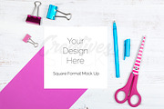 Square Card Bundle - 4 JPEG/PSD, a Print Template by Creatives STOCK (Thumbnail 4 of 5)