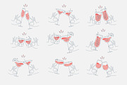 Clink Glass Collection, a Food Illustration by Anna (Thumbnail 6 of 8)