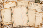 Vintage Farmhouse Junk Journal Paper, a Background Graphic by Printable Treasure (Thumbnail 3 of 3)