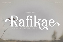 Rafikae | Modern Serif Font