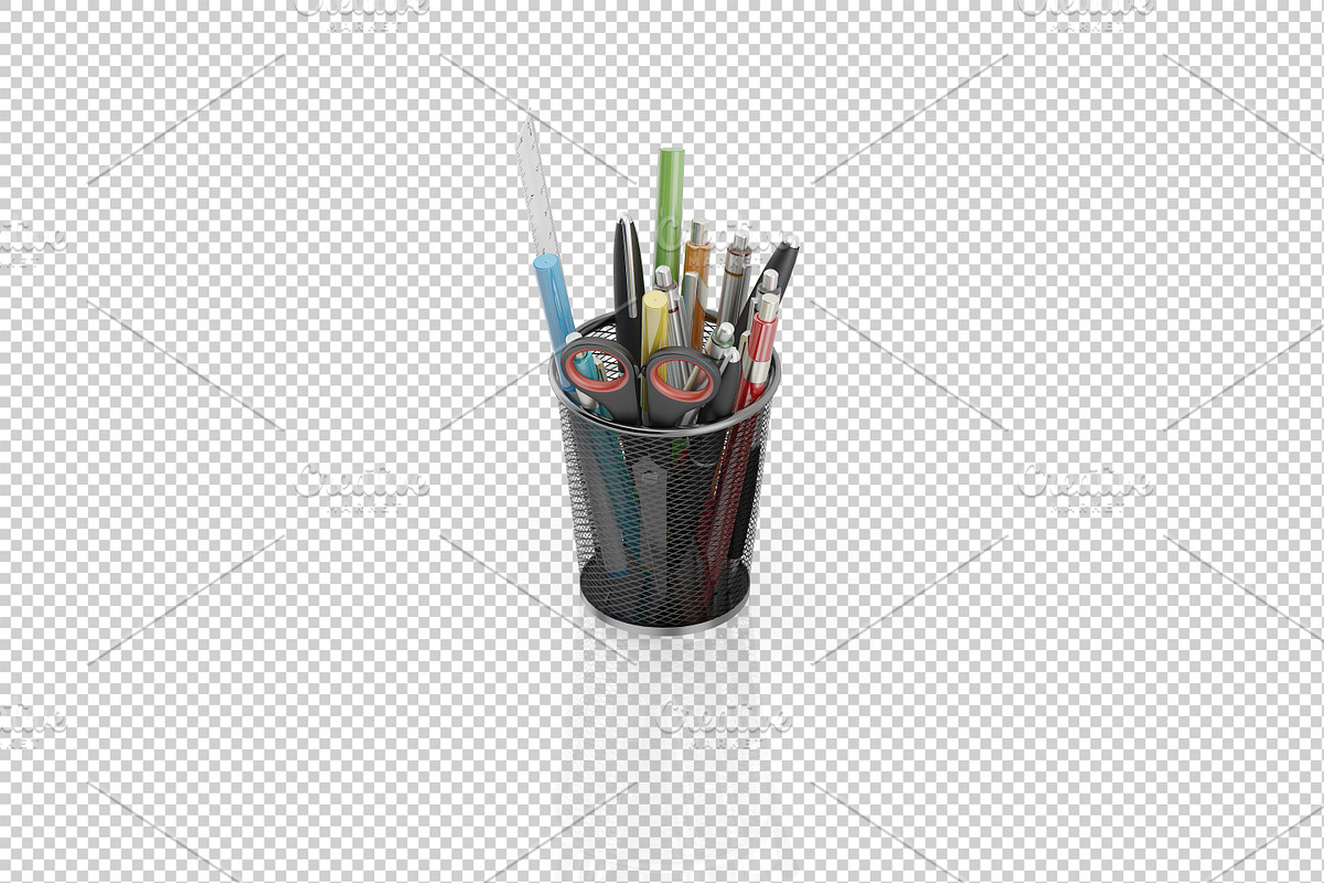 Isometric Vintage Office Mockup, a Mac Mockup by IsometricWorld (Photo 15 of 16)