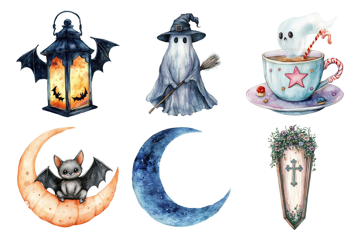 Halloween Designs Clipart, an Illustration by Daily.Designs (Photo 2 of 5)