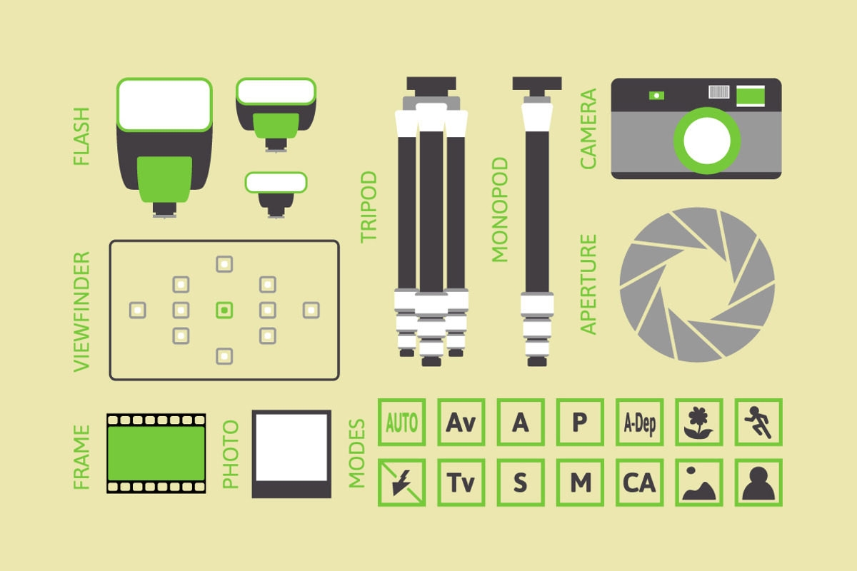 Photo infographic collection preview 6