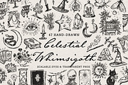 Whimsigoth Aesthetic Clipart Set, an Object Illustration by The October Creative (Thumbnail 1 of 12)