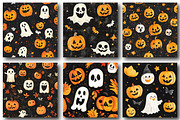 Cute Halloween Themed Digital Papers, an Illustration by DreamPrint404 (Thumbnail 3 of 5)