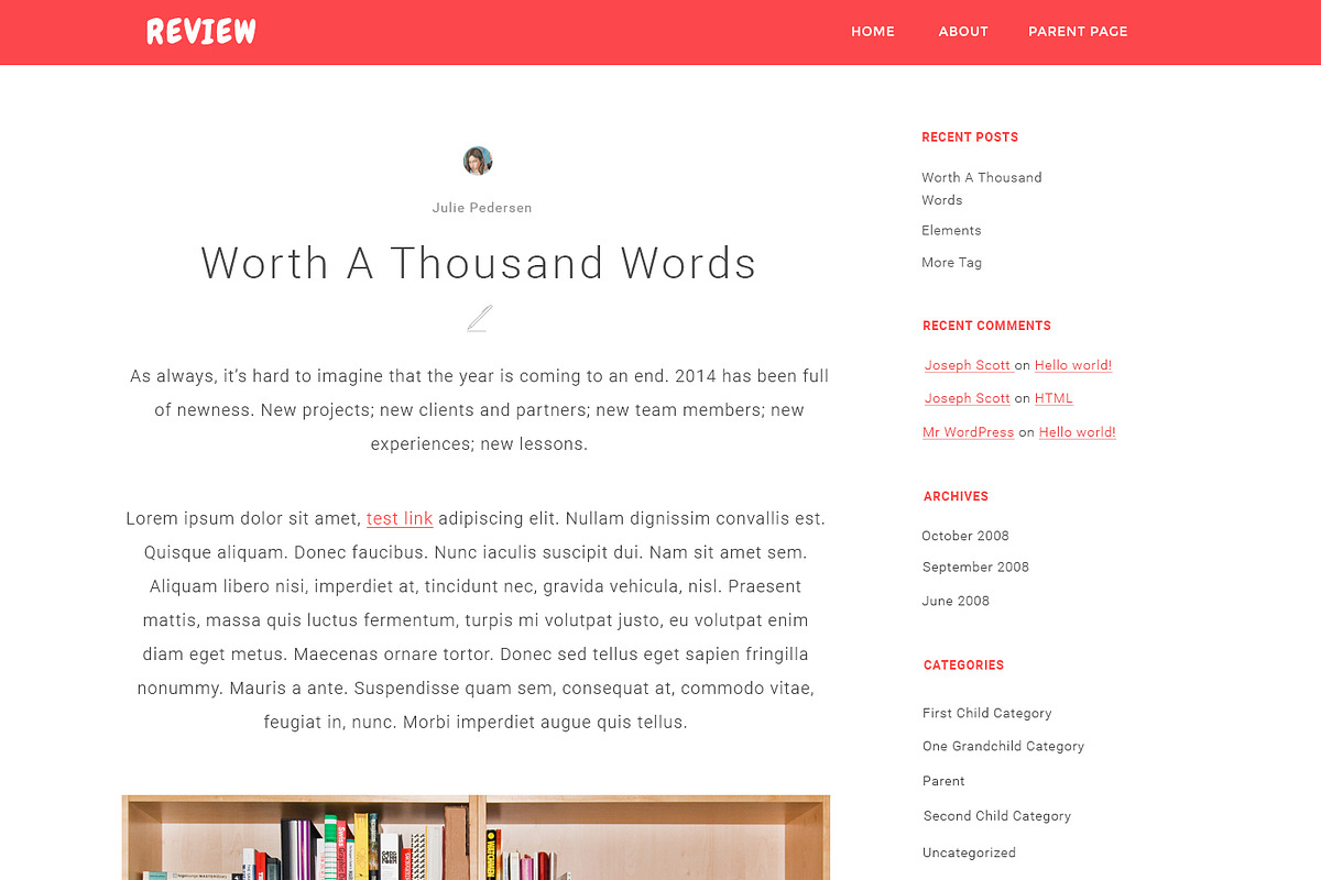 Review Talk - Cheap WordPress Theme, a WordPress Template by bestwebsoft (Photo 2 of 2)