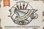Tattoo Art Brushes - Procreate, a Brush Add-On by The Artifex Forge (Thumbnail 1 of 9)