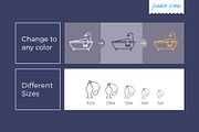 Miscellaneous Line Icons V2, an Outline Icon by Jumbo Icons (Thumbnail 3 of 5)
