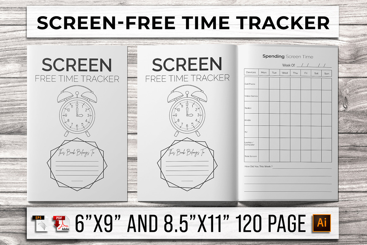 Screen-Free time Tracker, a Templates & Theme by Graphicsnext (Photo 1 of 4)