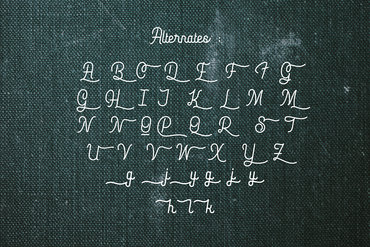 Hopkins monoline script preview 8