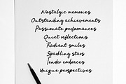 Hibiscus - Bold script font, a Handwritten Font by Fontcastle (Thumbnail 4 of 5)