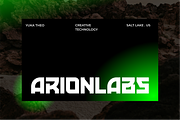 BARION- Modern Futuristic Display, a Sans Serif Font by Vroz Studio (Thumbnail 3 of 8)