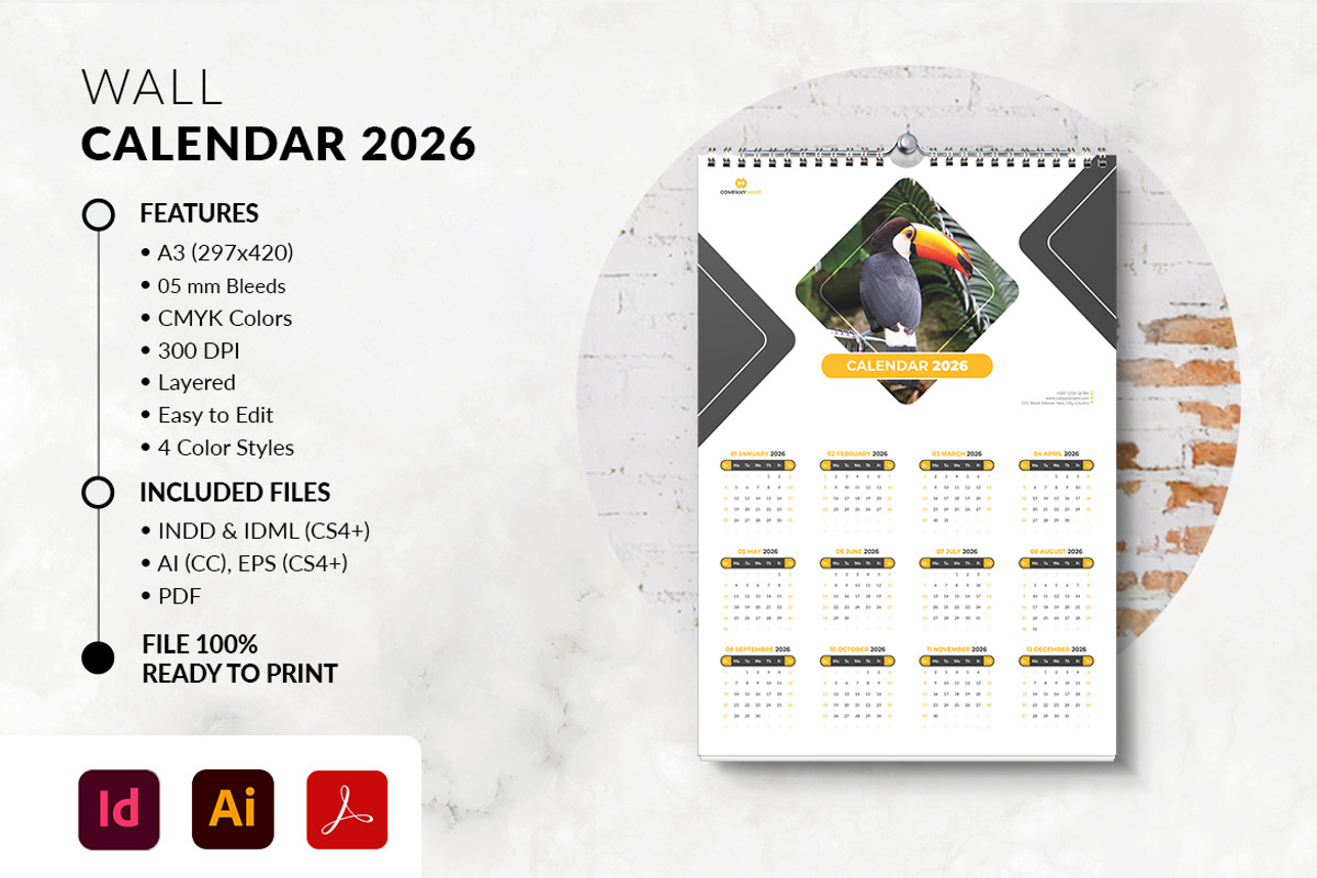 2026 Calendar Printable preview 2