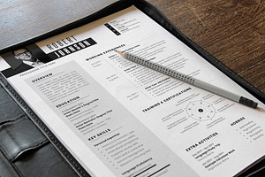 Clean Resume Cv Template Word Pages