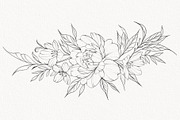 Procreate flower stamp, peony brush, a Brush Add-On by AnnaPolitmerskaja (Thumbnail 9 of 11)