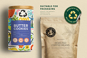 Eco Friendly Badge Sticker Set Vecto, an Object Graphic by DesignerCandies (Thumbnail 8 of 9)