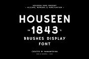 HOUSEEN 1843, a Font by SON OF THIRTEEN (Thumbnail 1 of 7)